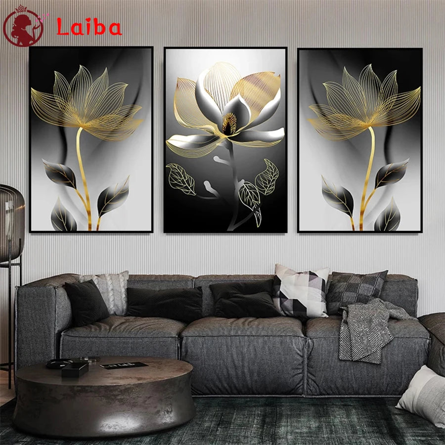 Elegant Floral Diamond Painting Kit™